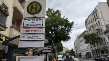 Vor Ort auf der teilweise stillgelegten Tram 21: „Ärgerlich, aber aushaltbar“