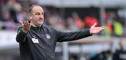 1. FC Heidenheim: Trainer Frank Schmidt glaubt noch an den Klassenerhalt in der Fußball-Bundesliga