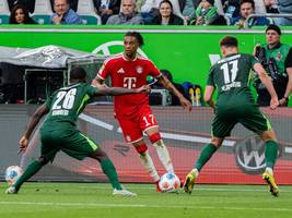 FC Bayern in Wolfsburg: Wolfsburg kämpft, Olise zirkelt