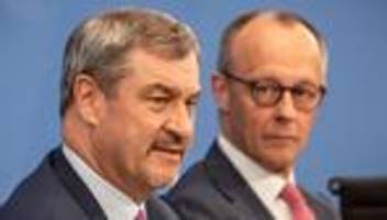 schwarz-rot: söder-appell an koalition: müssen unseren job machen