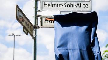 Helmut-Kohl-Allee offiziell in Berlin eingeweiht – ohne Merkel und Merz