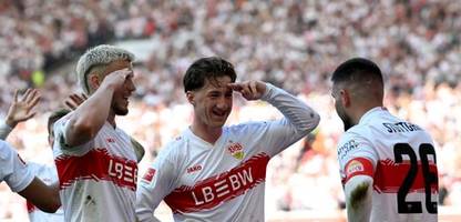 Fußball-Bundesliga: VfB Stuttgart siegt im Duell um die Champions League gegen Leverkusen