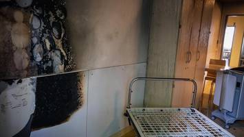 Brand im Patientenzimmer: Feuerwehr rückt zum Asklepios Wandsbek aus