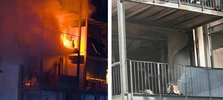 brand in wohnblock in dillingen: elf menschen erleiden verletzungen