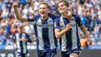 hertha bsc: ein jungstar schreibt geschichte, ein routinier sagt tschüss