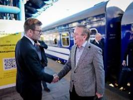 Minister zu Besuch in Kiew: Pistorius will mit der Ukraine Hightech-Waffen entwickeln
