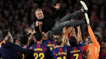 Verteidigter Meistertitel und große Emotionen: Wie Flick den FC Barcelona prägt