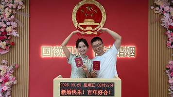 China macht Heiraten so einfach wie nie – doch der Babyboom bleibt aus