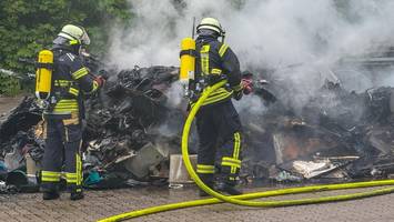 Feuer auf Mülldeponie Nenndorf – Trucker handelt geistesgegenwärtig