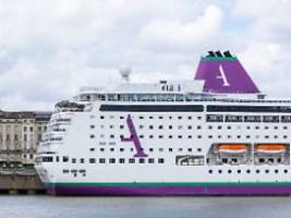 ein toter, rund 50 erkrankte: verdacht auf norovirus: 1700 menschen dürfen kreuzfahrtschiff nicht verlassen