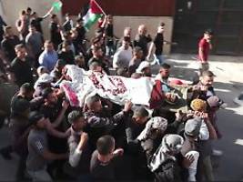 Nach Konfrontation mit Siedlern: Israelische Soldaten erschießen Jungen im Westjordanland