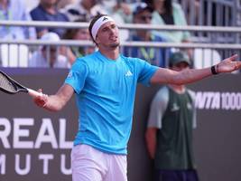 Alexander Zverev in Rom: Eine bittere Niederlage, die immerhin eine kleine Pause bedeutet