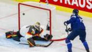 Eishockey-Weltmeisterschaft: Deutschland verliert zum Auftakt der Eishockey-WM gegen Finnland