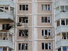 Mindestens drei Tote nahe Moskau: Russland meldet so viele ukrainische Drohnenangriffe wie noch nie