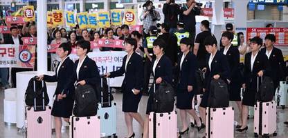 hoffnung auf annäherung: erstmals seit acht jahren betritt ein nordkoreanisches sportteam südkoreanischen boden