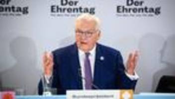 ehrentag: steinmeier besucht dorsten - stolpersteine und menschenkette