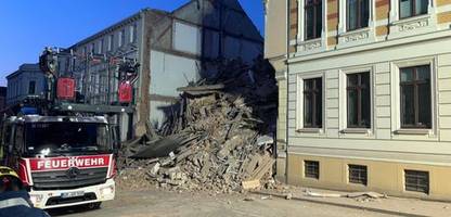Görlitz in Sachsen: Haus in Innenstadt eingestürzt – Einsatzkräfte suchen nach Vermissten