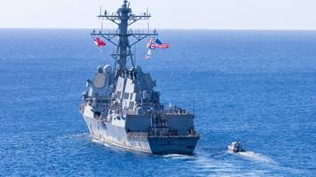 Die 1 Milliarde Dollar teure USS Winston S. Churchill kehrt nach elfmonatigem Einsatz zum Marinestützpunkt Mayport zurück.