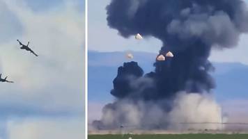 Video zeigt, wie zwei Kampfjets kollidieren