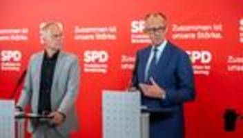 Schwarz-rote Koalition: Merz vor SPD-Fraktion: Keine roten Linien mehr aufzeigen