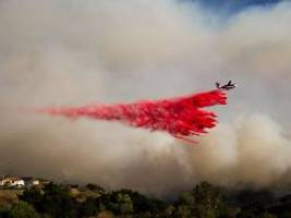 bereits 557 hektar zerstört: waldbrand bedroht vororte von los angeles