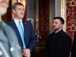 kompetenz, kraft und stärke: söder will ukraine dauerhaft militärisch an europa binden