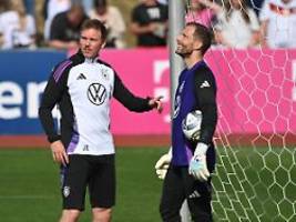 Mit Neuer als Nummer eins zur WM: Bericht: Nagelsmann informiert Baumann über Degradierung