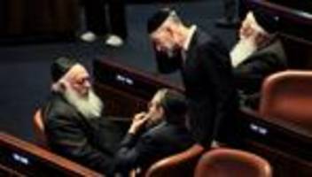 knesset: israelisches parlament stimmt für seine auflösung
