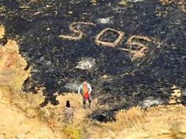 67-Jähriger suchte Hilfe: Schiffbrüchiger löst Waldbrand aus