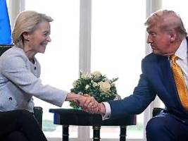 Nach Ultimatum von Trump: EU setzt Zolldeal mit den USA um