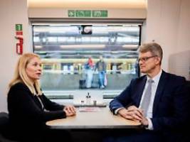 Im Vertrauen auf Palla: Schnieder will bei Bahn-Pünktlichkeit vorne eine 6 stehen haben