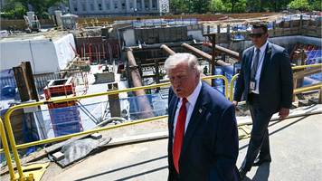 „6 Stockwerke tief“: Trump sagt, was unter dem Ballsaal ist
