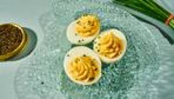 Œufs Mayonnaise mit Kaviar: Œufs Mayonnaise mit oder ohne Kaviar