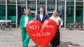 abendblatt-abo-kampagne: 28.330 euro an spenden für lerntherapien in hamburg