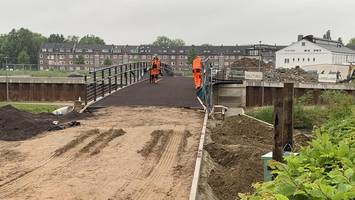 Brücke über den Schleusengraben: Eröffnung verzögert sich erneut