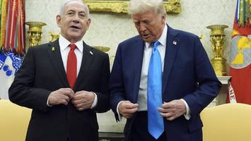 Trump und Netanjahu sollen heftig aneinandergeraten sein