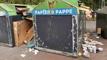 „Unsäglicher Dreck“: Ab Herbst Videoüberwachung am Wertstoffcontainer