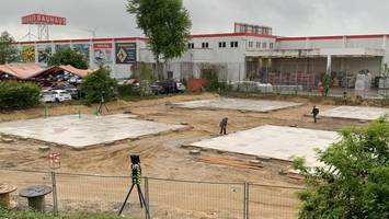 Bau im Eiltempo: Neue Flüchtlingsunterkunft in Bergedorf ist schon sichtbar