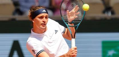 French Open 2026: Alexander Zverev in Runde zwei von Paris