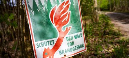Waldbrandgefahr in Bayern: Zweithöchste Warnstufe in den meisten Teilen