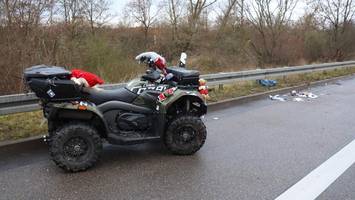 Schon wieder: Quad überschlägt sich, Fahrer wird schwer verletzt