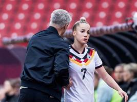 dfb-frauen in der wm-qualifikation: ohne giulia gwinn in die entscheidenden spiele