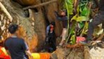 Internationale Rettungsaktion: Höhlendrama: Hoffnung für eingeschlossene Goldsucher in Laos