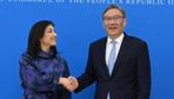 Ministerin besucht Peking: Reiche mahnt in China fairen Wettbewerb an