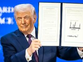 Von Trump in Davos gegründet: Bericht: Bisher null Dollar in Friedensrat-Fonds eingezahlt