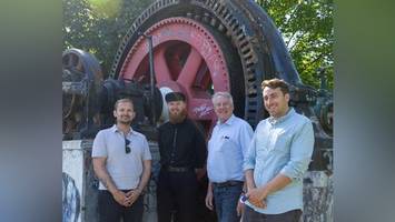 elmshorns historische dampfmaschine in gefahr: dieser verein will sie retten