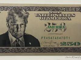 Bruch mit alter Regelung: Bericht: Trump will eigenes Gesicht auf neue 250-Dollar-Scheine drucken