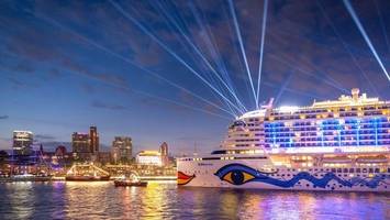 Aida startet Kreuzfahrt ab Hamburg – mit einem Festival und Promis an Bord