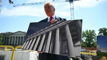 oben ballsaal, unten bunker: baut trump eine festung unter dem weißen haus?