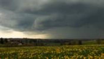 Wetter: Kräftige Gewitter und Hagel drohen am Wochenende in Bayern